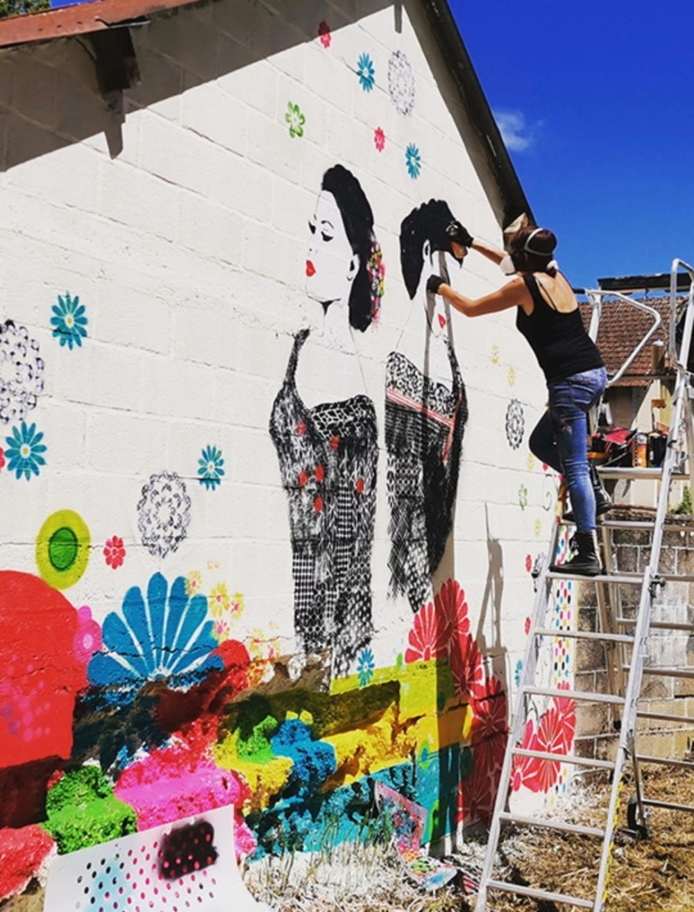 Work by Gil KD at the Street Art Parc