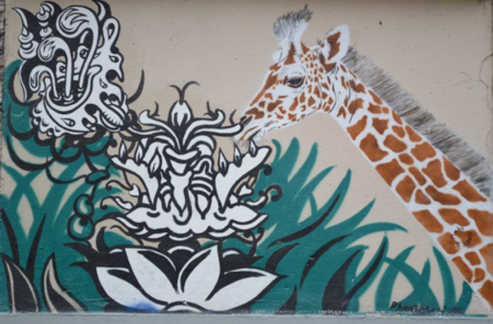 Work by Mosko at the Street Art Parc