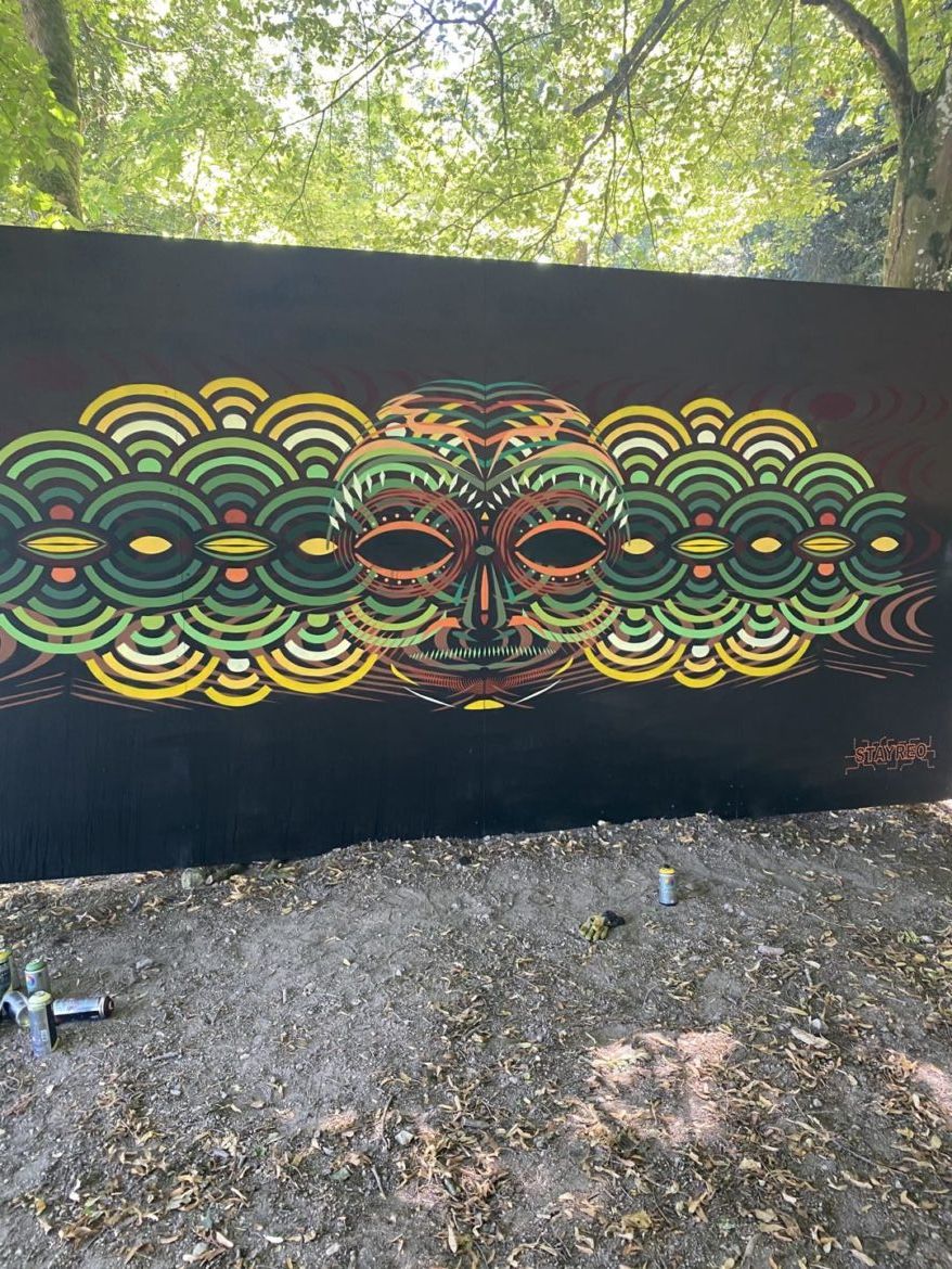 Work by StayReo at the Street Art Parc